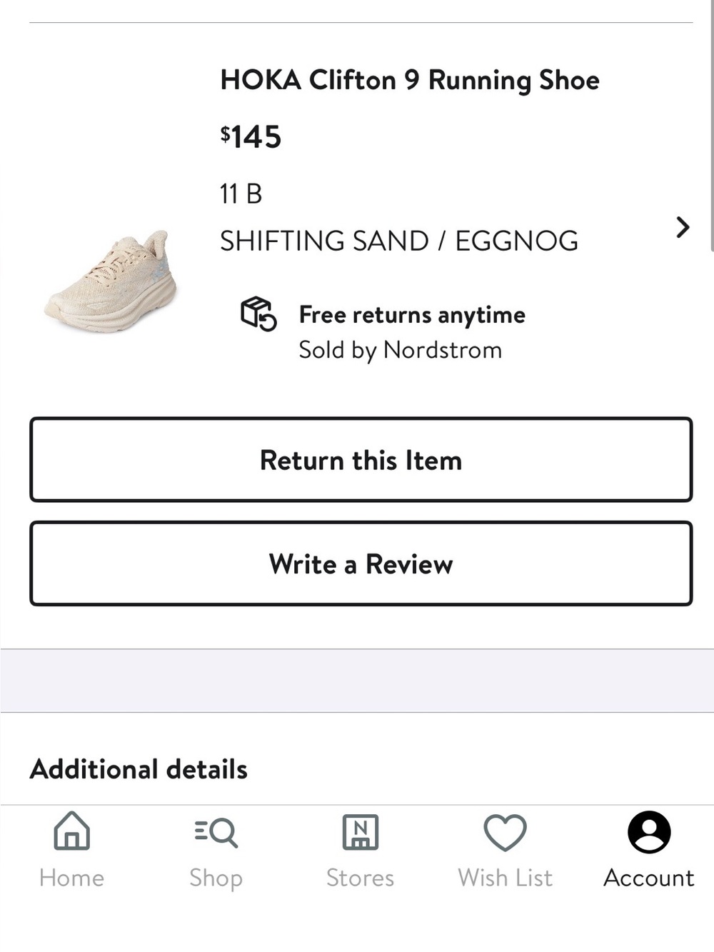 Hoka Clifton 9, 11, shifting sands/eggnog - Picture 6 of 6